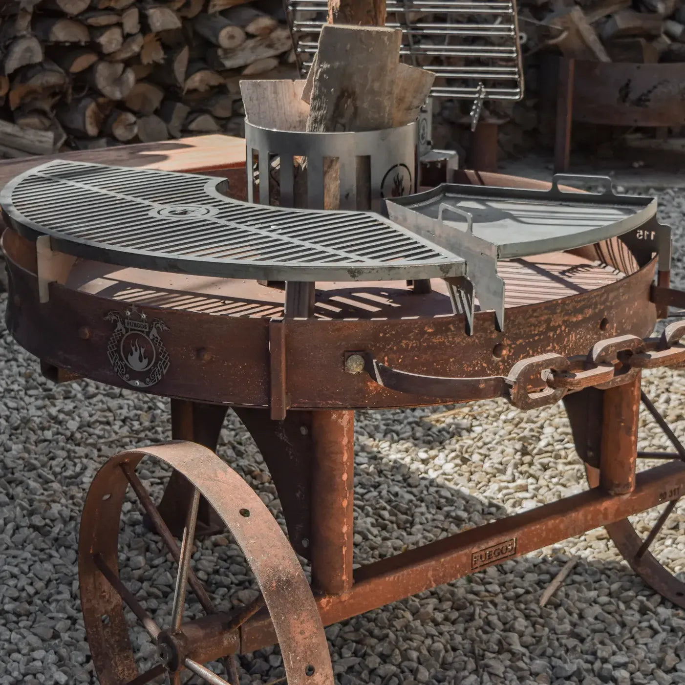 Alamo 120 Fuegos JL Open Fire Argentine Wood and Charcoal Grill