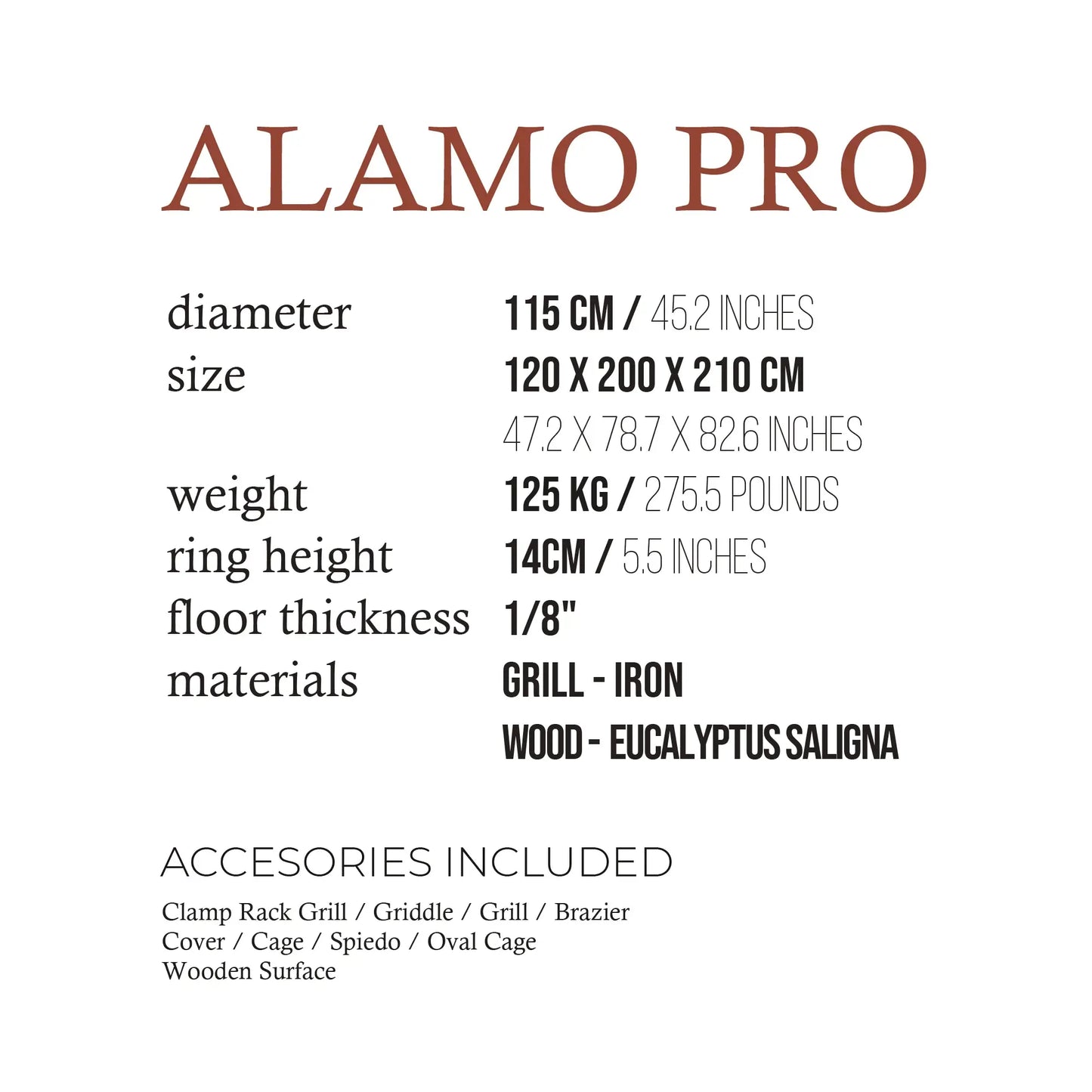 Alamo 120 PRO Fuegos JL