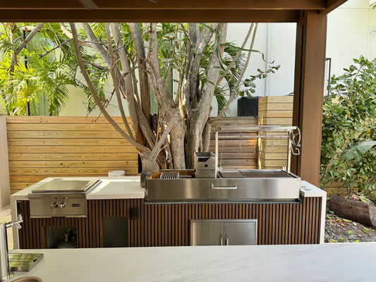 Tagwood BBQ Argentine Santa Maria Wood Fire & Charcoal Gaucho Grill | BBQ08SS -