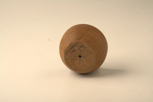 CDF Small 4-Inch Handmade Carob Bowl