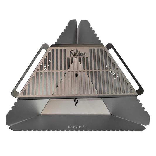 Nuke 500 Fire Pit Grill - Folds Flat Firepit & Grill