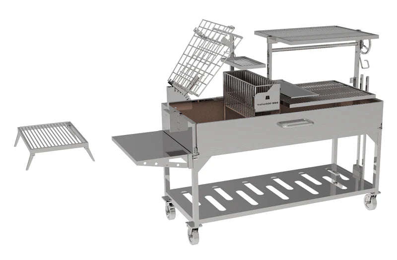 Tagwood BBQ Argentine Santa Maria Wood Fire & Charcoal Gaucho Grill | BBQ26SS --