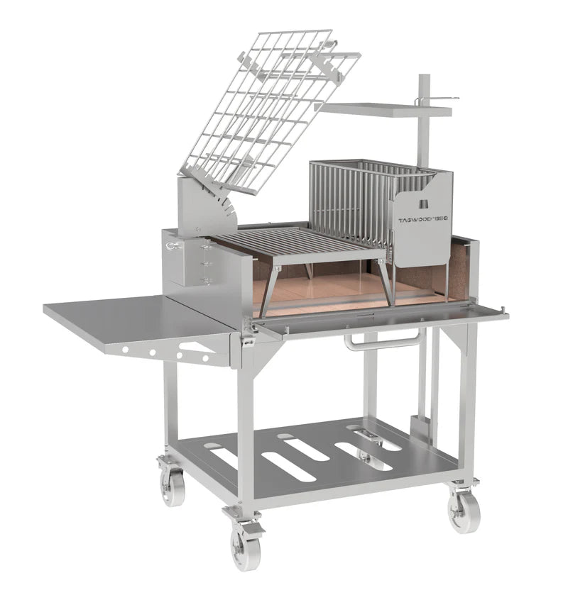 Tagwood BBQ Argentine Clamp Grill with firebox | BBQ33SS --