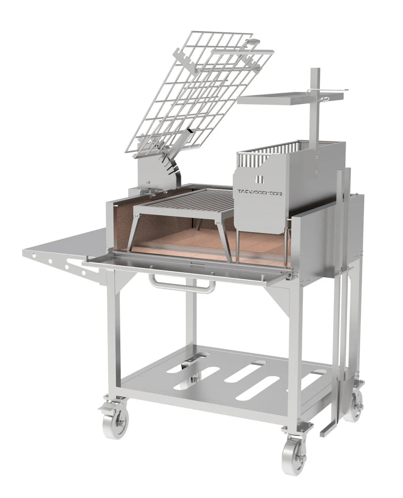 Tagwood BBQ Argentine Clamp Grill with firebox | BBQ33SS --