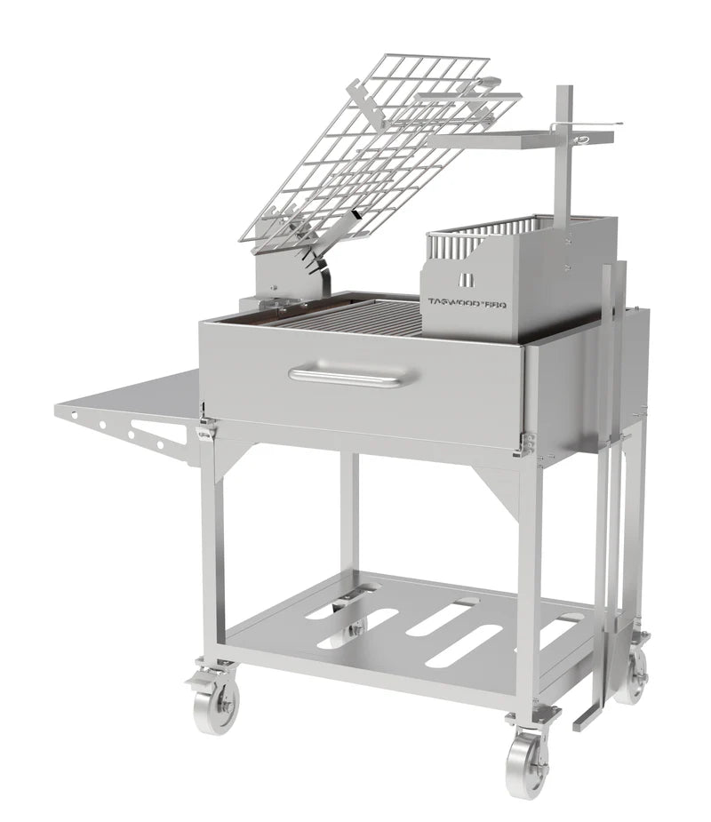 Tagwood BBQ Argentine Clamp Grill with firebox | BBQ33SS --