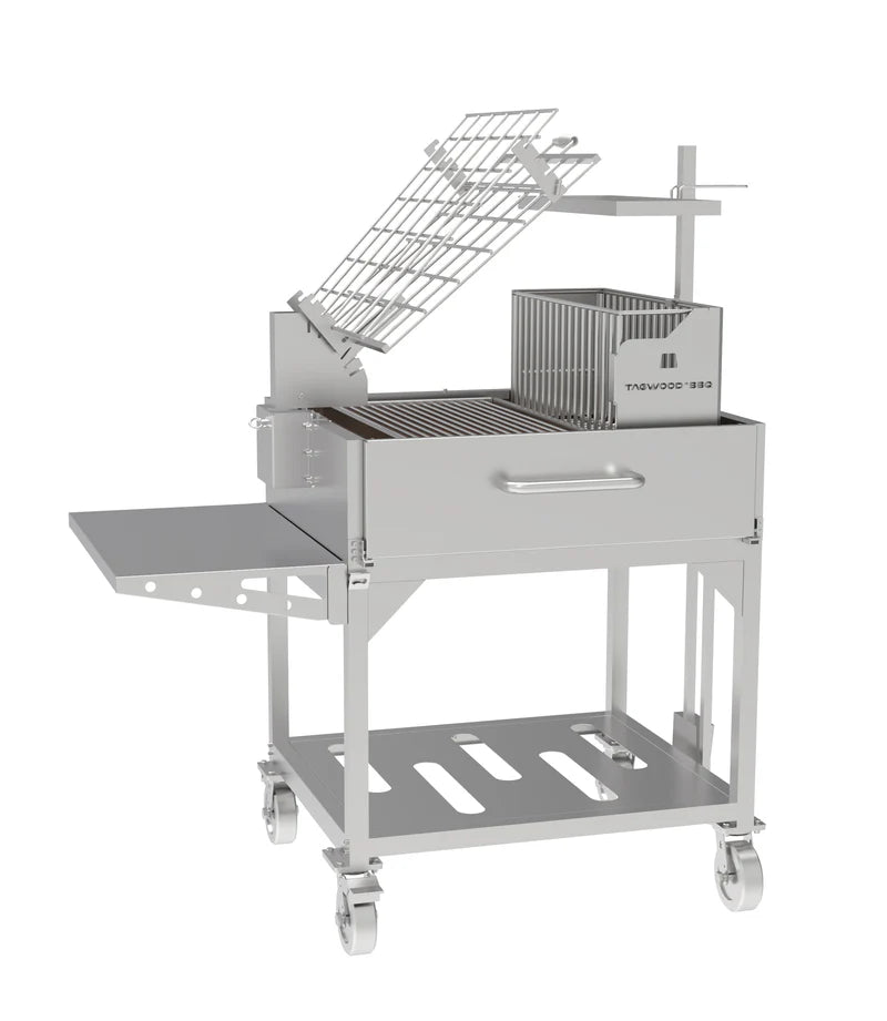 Tagwood BBQ Argentine Clamp Grill with firebox | BBQ33SS --