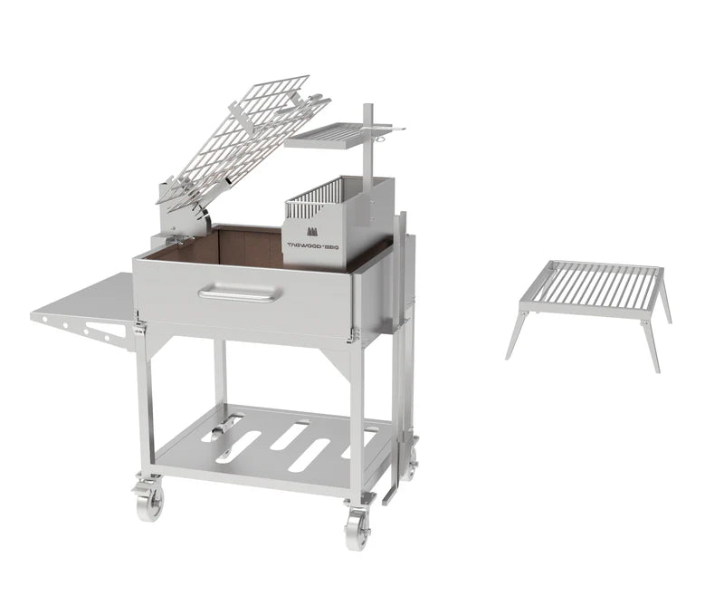 Tagwood BBQ Argentine Clamp Grill with firebox | BBQ33SS --