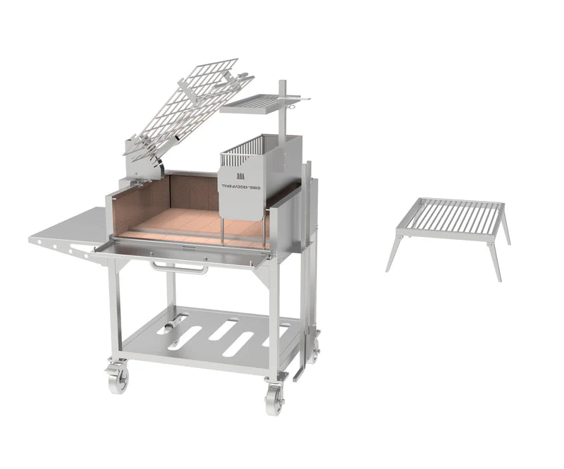 Tagwood BBQ Argentine Clamp Grill with firebox | BBQ33SS --