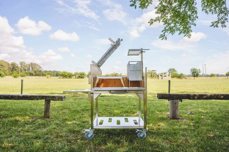 Tagwood BBQ Argentine Clamp Grill with firebox | BBQ33SS --