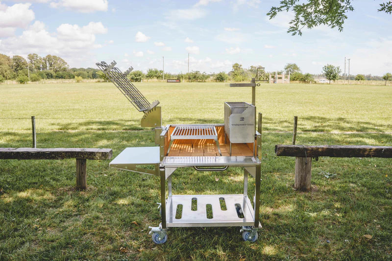 Tagwood BBQ Argentine Clamp Grill with firebox | BBQ33SS --