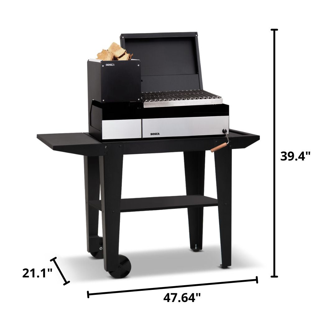 Bosca Block Maiten Freestanding Charcoal Grill