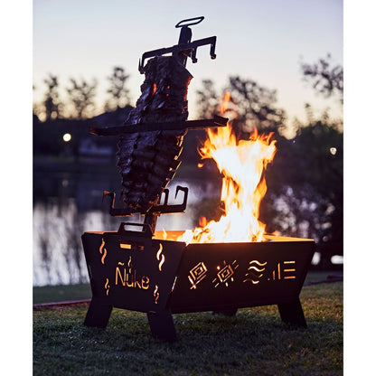 Nuke Huapi 70 Collapsible Argentine Wood Fire Firepit