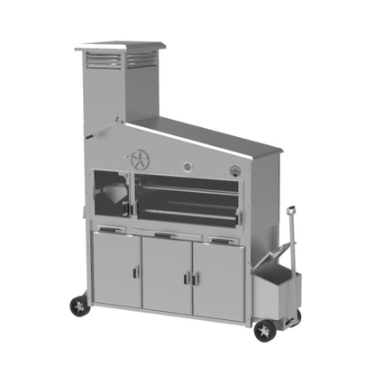 Fuego Criollo XXL Premium 74 Inch Freestanding Argentine Charcoal Grill