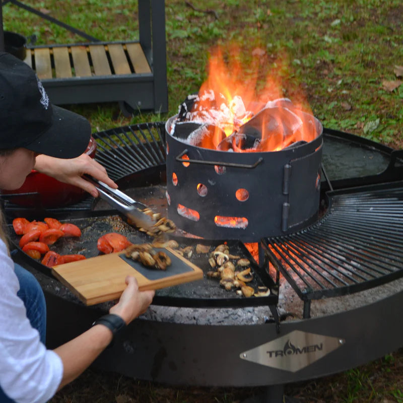 Tromen Duomo Mega Firepit Open Fire Argentine Grill