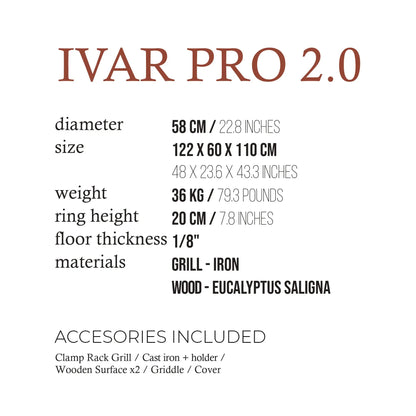 Ivar Pro 2.0 Fuegos JL