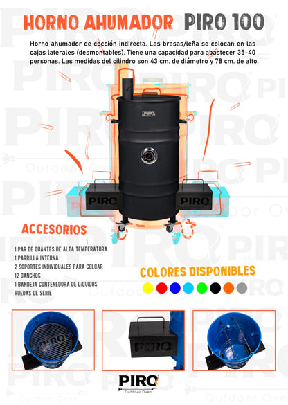 Piro 100 LTS Smoker Fuegos JL