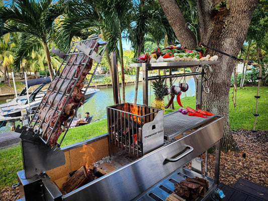 Tagwood BBQ Argentine Santa Maria Wood Fire & Charcoal Gaucho Grill | BBQ06SS --