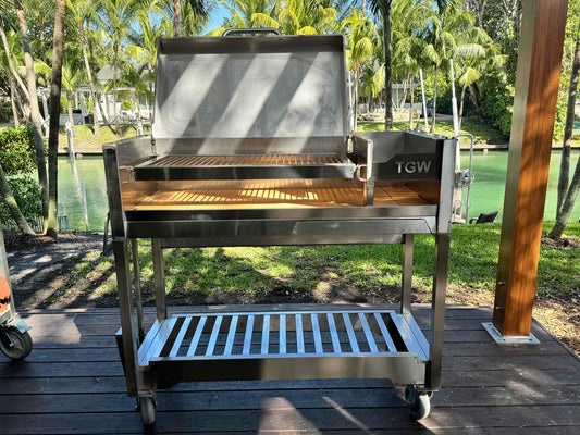 Tagwood BBQ Argentine Wood Fire & Charcoal Gaucho Grill | BBQ18SS-- PRE-ORDER