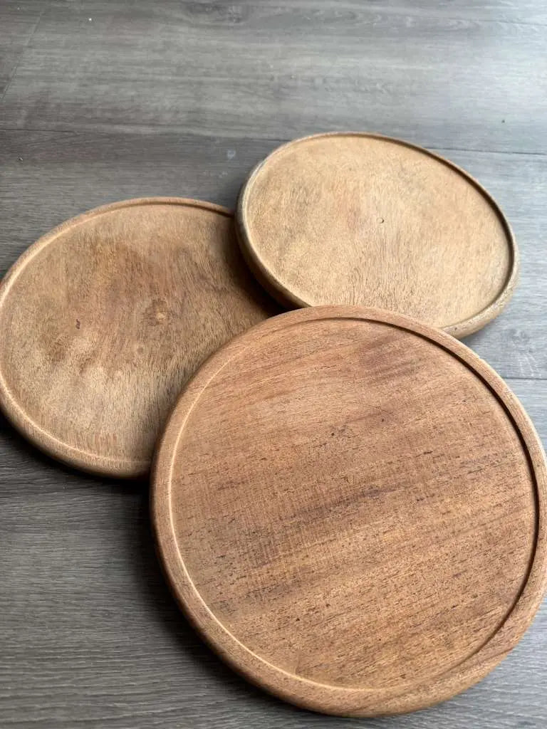 CDF Handmade Carob Plate