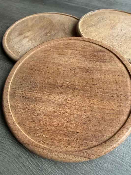 CDF Handmade Carob Plate