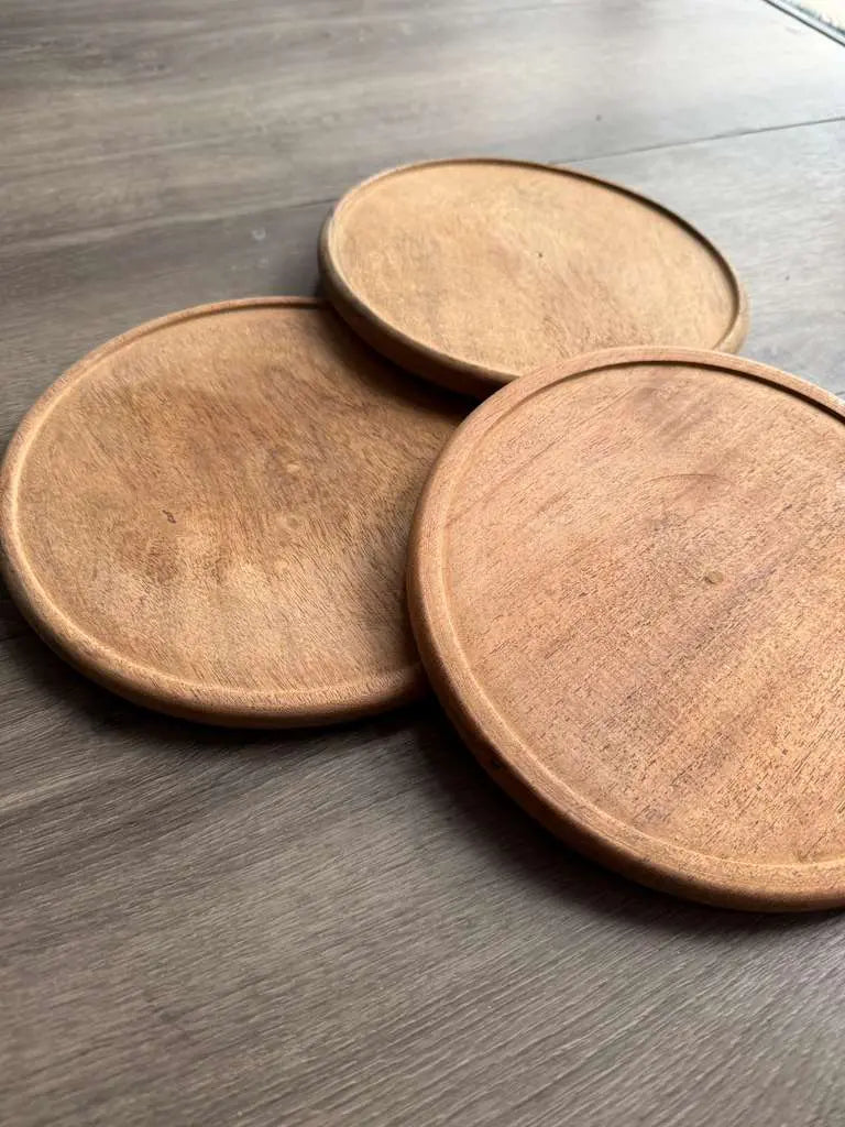 CDF Handmade Carob Plate