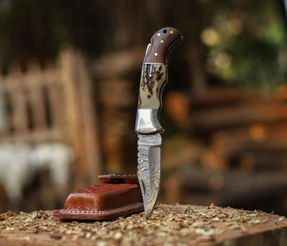 Stag Horn Folding Kitchen Knife