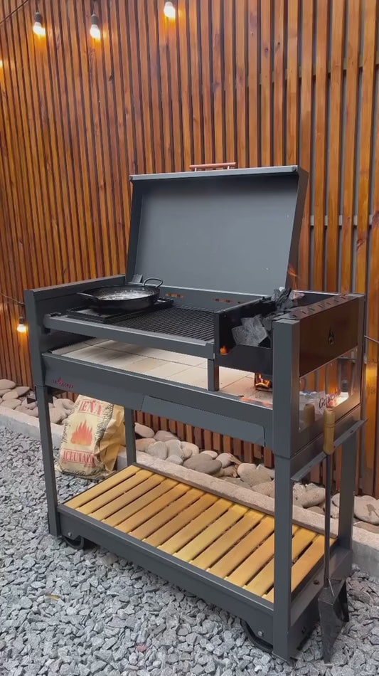 Tromen Gaucha Freestanding Argentine Charcoal Grill