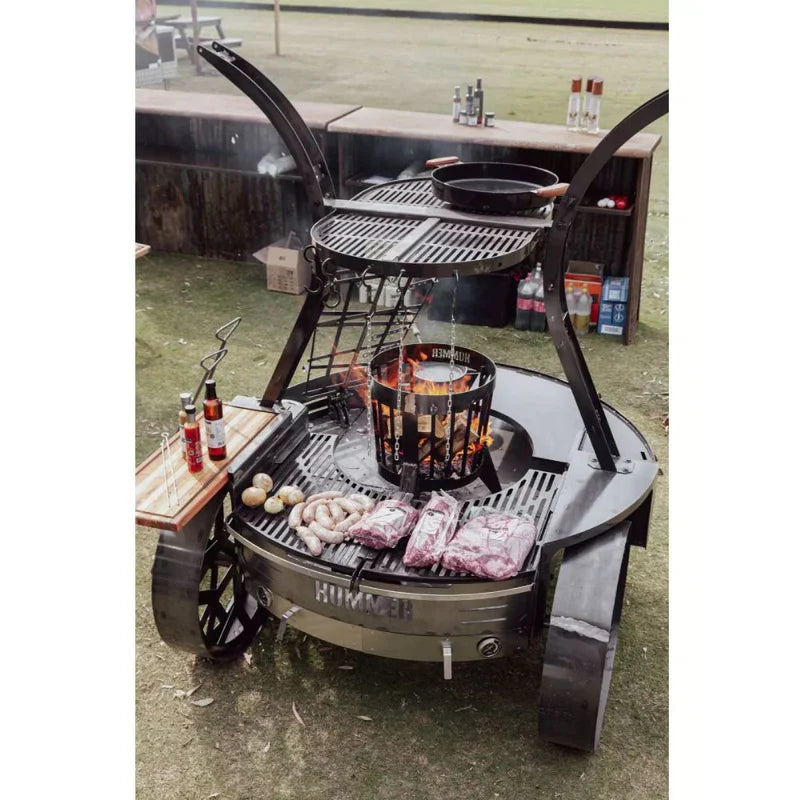 Tromen Hummer Firepit Open Fire Argentine Mega Grill with Oven